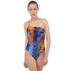 Z349 05 Classic One Shoulder Swimsuit