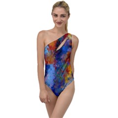 Z349 05 To One Side Swimsuit