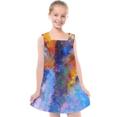 Z349 05 Kids  Cross Back Dress