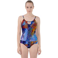 Z349 05 Cut Out Top Tankini Set by HoundB