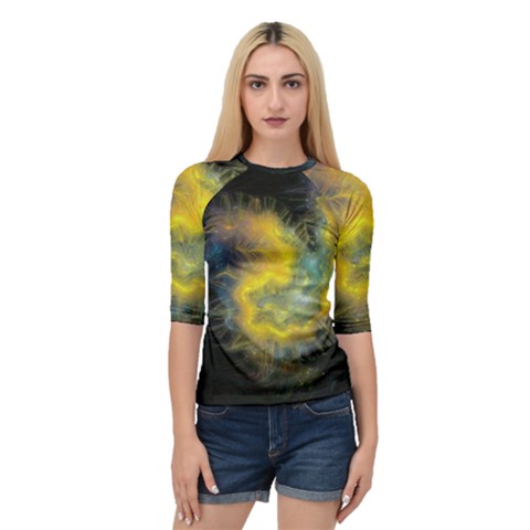 Shamanic Journeys 53 Quarter Sleeve Raglan Tee by HoundB