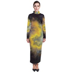 Shamanic Journeys 53 Turtleneck Maxi Dress by HoundB