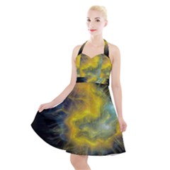 Shamanic Journeys 53 Halter Party Swing Dress 