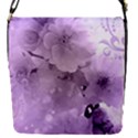 Wonderful Flowers In Soft Violet Colors Removable Flap Cover (S) View1