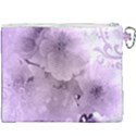 Wonderful Flowers In Soft Violet Colors Canvas Cosmetic Bag (XXXL) View2