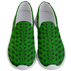 Forest Flowers In The Green Soft Ornate Nature Men s Lightweight Slip Ons by pepitasart