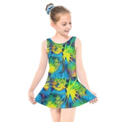 Hbn0001 04 Kids  Skater Dress Swimsuit by HoundB