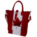 Canada Flag Bags Buckle Top Tote Bag View1