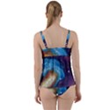 Cloud Galaxy Twist Front Tankini Set View2