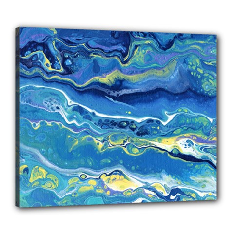 Sunlit Waters Canvas 24  X 20  (stretched) by lwdstudio