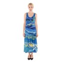 Sunlit Waters Sleeveless Maxi Dress View1