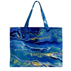 Sunlit Waters Zipper Mini Tote Bag by lwdstudio