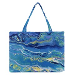 Sunlit Waters Zipper Medium Tote Bag by lwdstudio