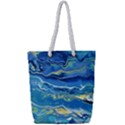 Sunlit Waters Full Print Rope Handle Tote (Small) View1