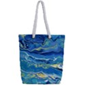 Sunlit Waters Full Print Rope Handle Tote (Small) View2