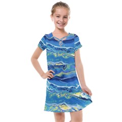 Sunlit Waters Kids  Cross Web Dress by lwdstudio