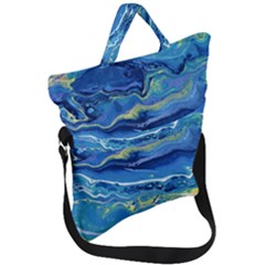 Sunlit Waters Fold Over Handle Tote Bag by lwdstudio