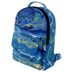 Sunlit Waters Flap Pocket Backpack (small)