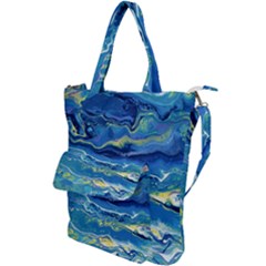 Sunlit Waters Shoulder Tote Bag by lwdstudio