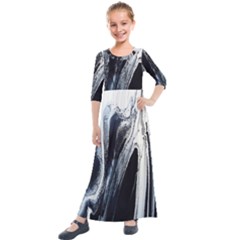 Odin s View 2 Kids  Quarter Sleeve Maxi Dress