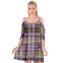 Playing with Plaid Kitten (Purple) Halloween Pattern Cutout Spaghetti Strap Chiffon Dress View1