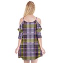 Playing with Plaid Kitten (Purple) Halloween Pattern Cutout Spaghetti Strap Chiffon Dress View2