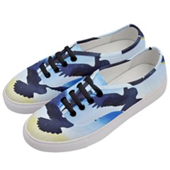 Sunset Owl Women s Classic Low Top Sneakers by lwdstudio