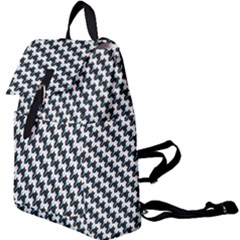 Massaging Kitties Houndstooth Pattern Buckle Everyday Backpack