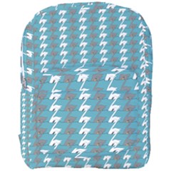 Swan Herd Houndstooth Pattern  Full Print Backpack