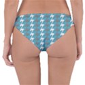 Swan Herd Houndstooth Pattern  Reversible Hipster Bikini Bottoms View2