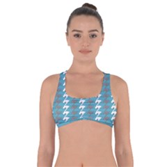 Swan Herd Houndstooth Pattern  Got No Strings Sports Bra by emilyzragz