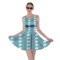 Swan Herd Houndstooth Pattern  Skater Dress View1