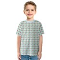 Amphibians Hopping Houndstooth Pattern Kids  Sport Mesh Tee View1