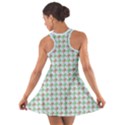 Amphibians Hopping Houndstooth Pattern Cotton Racerback Dress View2