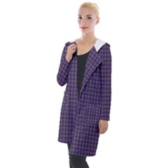 Luv Machine Robot Houndstooth Pattern (purple) Hooded Pocket Cardigan by emilyzragz