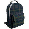 Plaid Pencil Crayon Pattern Flap Pocket Backpack (Large) View2