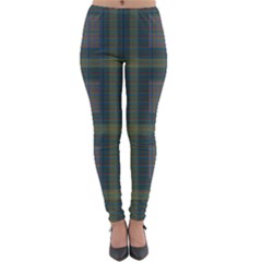 Plaid Pencil Crayon Pattern Lightweight Velour Leggings by emilyzragz