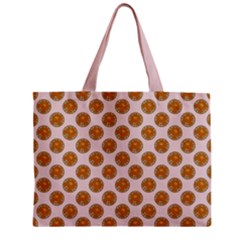 Waffle Polka Dot Pattern Zipper Mini Tote Bag by emilyzragz