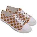 Waffle Polka Dot Pattern Women s Low Top Canvas Sneakers View3