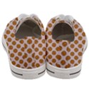 Waffle Polka Dot Pattern Women s Low Top Canvas Sneakers View4