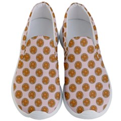 Waffle Polka Dot Pattern Men s Lightweight Slip Ons by emilyzragz