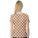 Waffle Polka Dot Pattern V-Neck Sport Mesh Tee View2