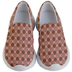 Qt Pie Polka Dot Pattern Kid s Lightweight Slip Ons by emilyzragz