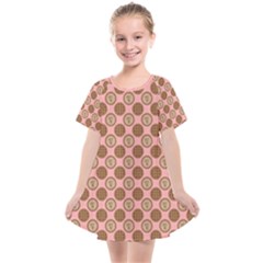 Qt Pie Polka Dot Pattern Kids  Smock Dress by emilyzragz