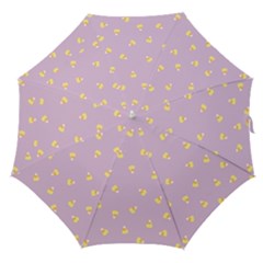 Candy Corn (purple) Straight Umbrellas by JessisArt