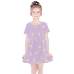 Candy Corn (purple) Kids  Simple Cotton Dress by JessisArt