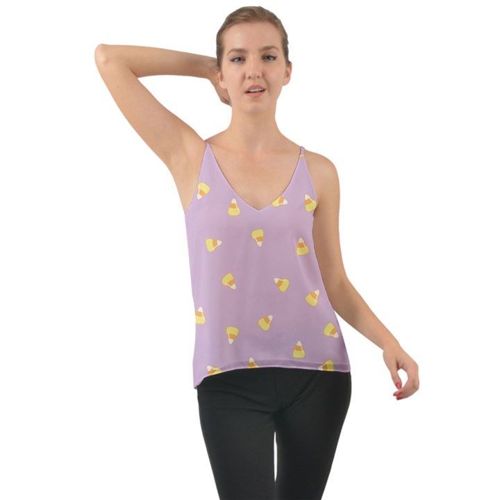 Candy Corn (Purple) Chiffon Cami