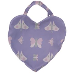 Butterfly Butterflies Merry Girls Giant Heart Shaped Tote by Sapixe