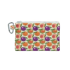 Fruit Tree Salad Pattern Canvas Cosmetic Bag (small) by emilyzragz