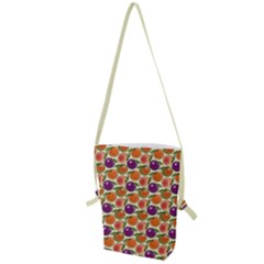 Fruit Tree Salad Pattern Folding Shoulder Bag by emilyzragz